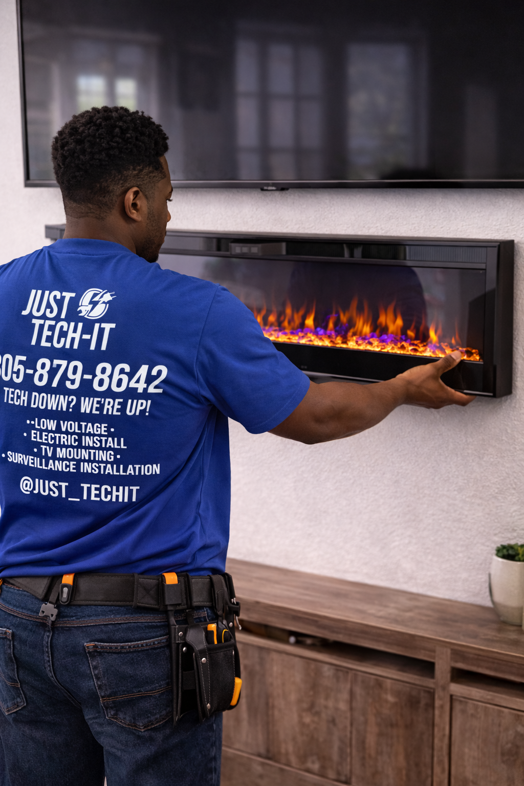 Electric Fireplace Mounting